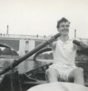 Boating on the Thames, 1957