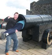 Mike, Grandma & Mons Meg