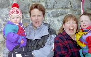 Skiing at Flaine, 1994