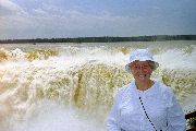 Pat at Iguazu